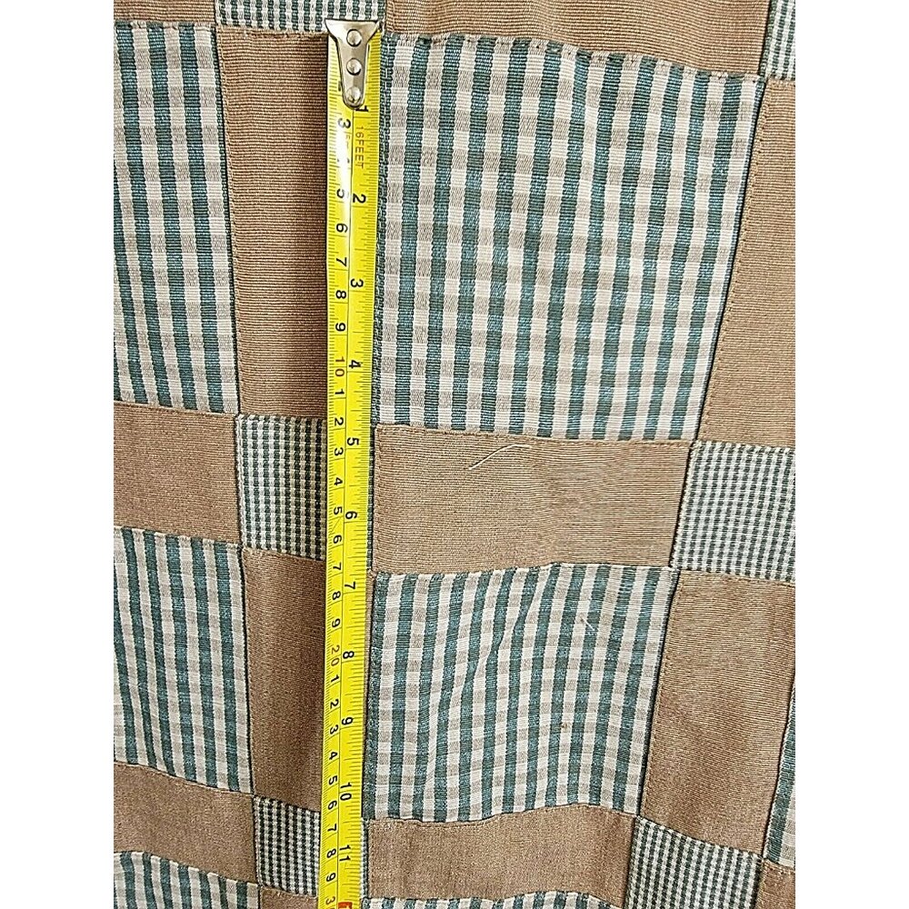 COPY - Quilted Sewn Patchwork Plaids Checker Canvas Fabric  54" W x 5 yards lot - Picture 7 of 12